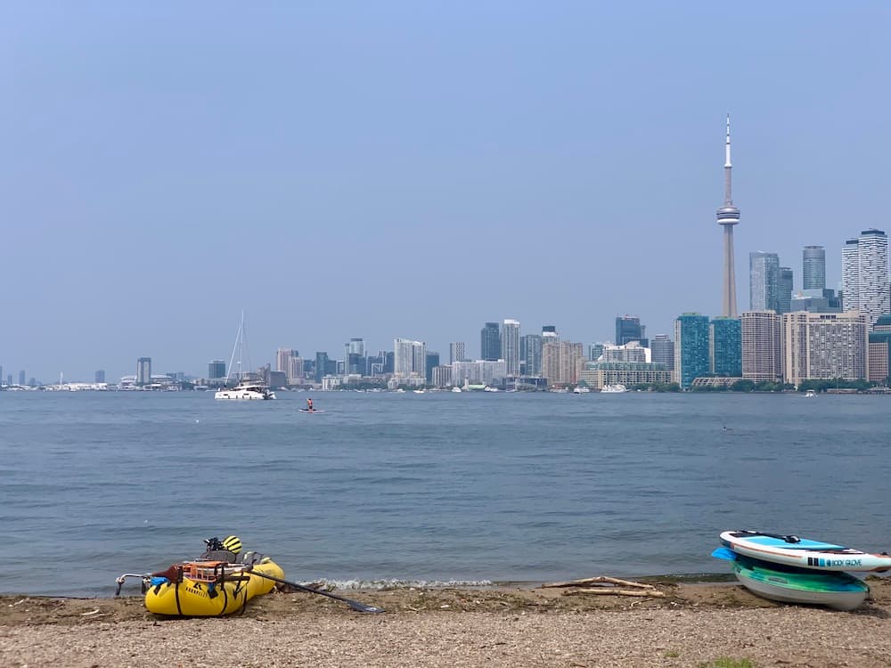 Toronto islands bikerafting